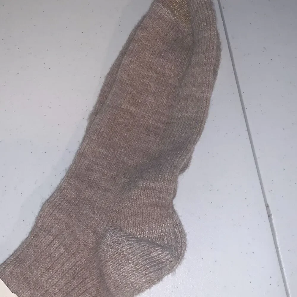 NWT‎ Vintage Tan Gold Toe Women’s Ribbed Socks 7.5-13